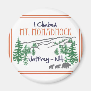 私はMt. Monadnockに上りました マグネット