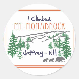 私はMt. Monadnockに上りました ラウンドシール