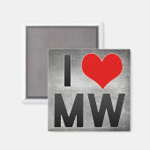 私はMWが大好き マグネット (正面/裏面)