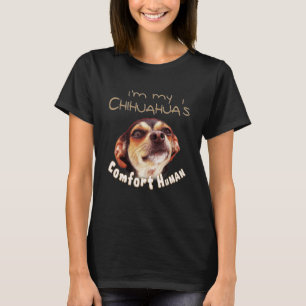 私はMy Chauhanの心地よいHuman for Dog & Pet Ow Tシャツ