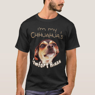 私はMy Chauhanの心地よいHuman for Dog & Pet Ow Tシャツ