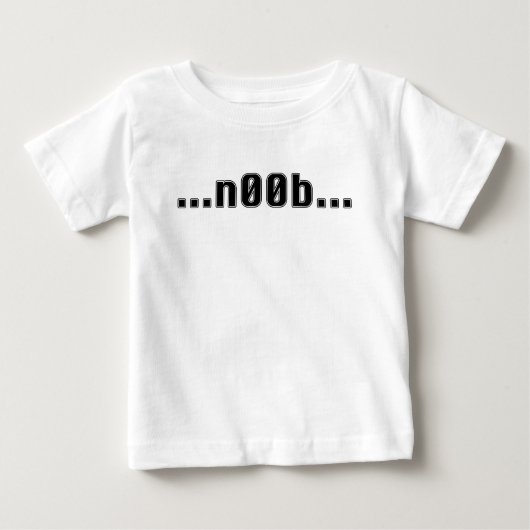 私はn00bです! ベビーTシャツ (正面)