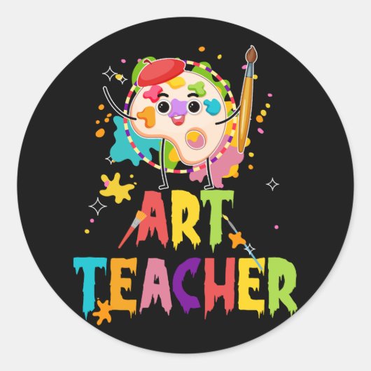 私はNana Turkey幸せな感謝Gr感謝 ラウンドシール (正面)