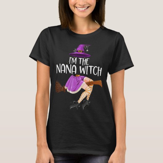 私はNana Witch Halloween Matching Granda Cos Tシャツ (正面)