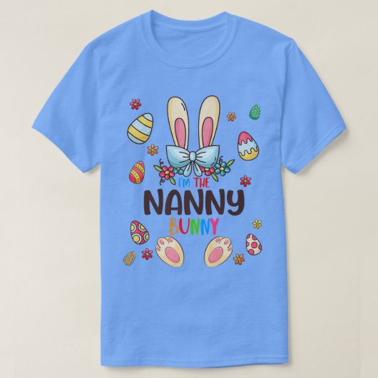 私はNanny Bunny Easter Day Matching Family Egg Tシャツ (デザイン正面)