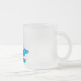 私はNarwhalの愛らしいマグです フロストグラスマグカップ