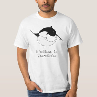 私はNarwhalsで信じます Tシャツ