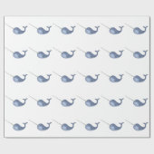 私はNarwhalsを愛します ラッピングペーパー (フラット)