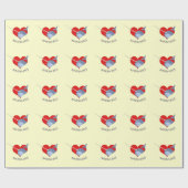 私はNarwhalsを愛します ラッピングペーパー (フラット)