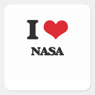 私はnasaが大好きだ スクエアシール