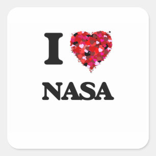 私はnasaが大好きだ スクエアシール