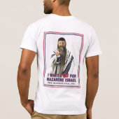 私はNazareneイスラエル共和国のためのほしいと思います Tシャツ (裏面)