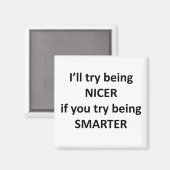 私はNCerであってみもしてみる頭が切れる マグネット (正面/裏面)