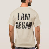 私はNEGANです Tシャツ (裏面)