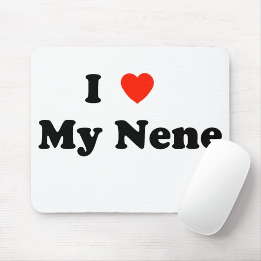 私はNeneの私のマウスパッドを愛します マウスパッド (マウス)