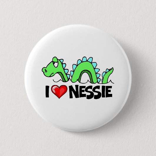 私はNessieを愛します 缶バッジ (正面)