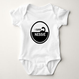 私はNESSIE -ネス湖モンスター--を見ました ベビーボディスーツ