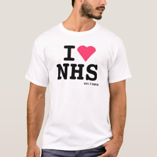 私はNHS IIを愛します Tシャツ
