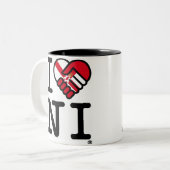 私はNIを愛している ツートーンマグカップ (正面左)