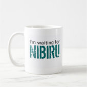 私はNibiruを待っています コーヒーマグカップ (左)