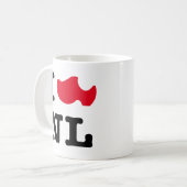 私はNLを愛します コーヒーマグカップ (正面左)