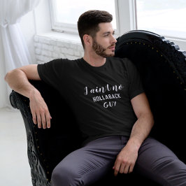 私はNo Hollaback Guy、Holler Back、ホワイト文字 Tシャツ