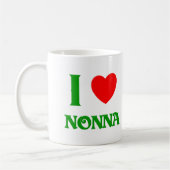 私はNonnaを愛します コーヒーマグカップ (左)