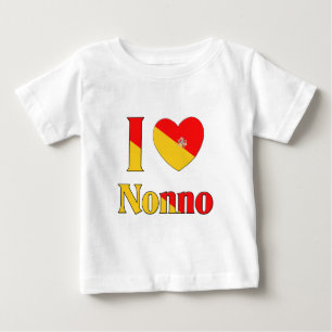 私はNonnoを愛します ベビーTシャツ