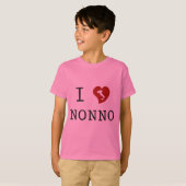 私はNonnoを愛します Tシャツ (正面フル)