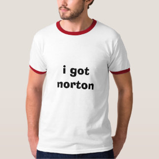 私はnortonを得ました tシャツ
