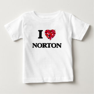 私はNortonを愛します ベビーTシャツ