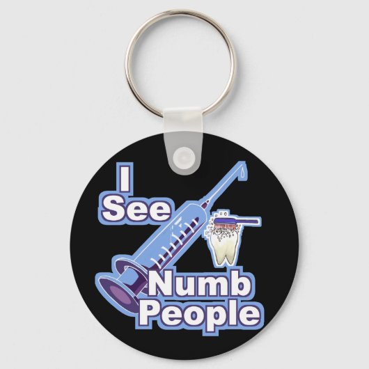 私はNumbの人々を参照 キーホルダー (正面)