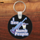 私はNumbの人々を参照 キーホルダー (正面)