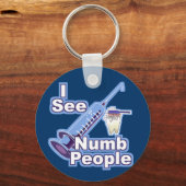 私はNumbの人々を参照 キーホルダー (正面)