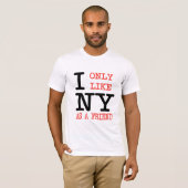 私はNYが好きだ Tシャツ (正面フル)