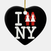私はNYの女性- .PNGで結婚しました セラミックオーナメント (裏面)