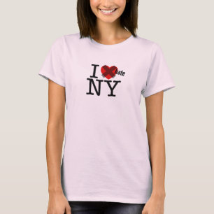 私はNYを- I ()愛NY憎みます Tシャツ