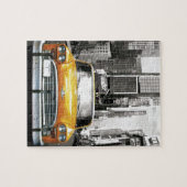 私はNYC -ニューヨークのタクシー--を愛します ジグソーパズル (横)