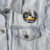 私はNYC -ニューヨークのタクシー--を愛します 缶バッジ (インサイチュ)