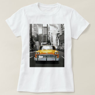 私はNYC -ニューヨークのタクシー--を愛します Tシャツ