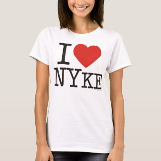 私はNYKEを愛します Tシャツ