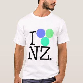 私はNZの青を愛します Tシャツ