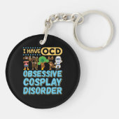 私はOCD強迫性コスプレ障害を持っている キーホルダー (裏面)