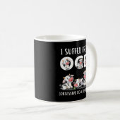 私はOcd強迫性牛に悩まされている コーヒーマグカップ (正面右)