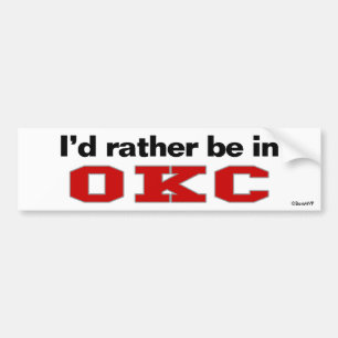 私はOKCにむしろあります バンパーステッカー
