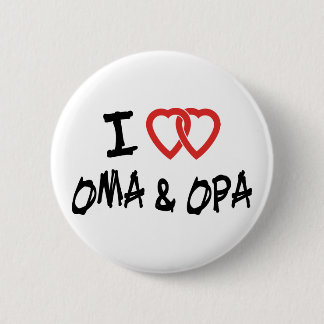 私はOma及びOpaを愛します 缶バッジ