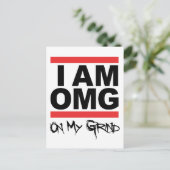 私はOMGポストカード ポストカード (スタンド正面)