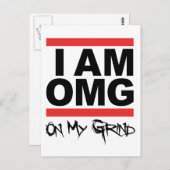 私はOMGポストカード ポストカード (正面/裏面)