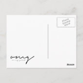 私はOMGポストカード ポストカード (裏面)