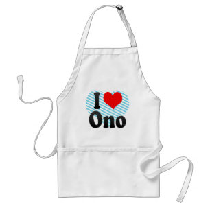 私はOno、日本を愛します。 Aisuru Ono、日本 スタンダードエプロン